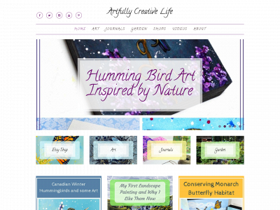 artfullycreativelife.com snapshot