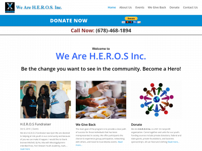 weareherosinc.org snapshot