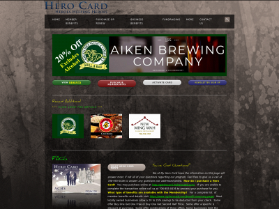 myherocard.com snapshot
