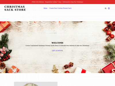 christmas-sack.store snapshot