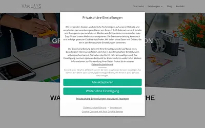 vanlays.de snapshot