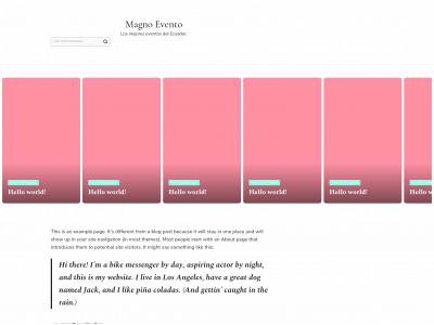 magnoeventoecuador.com snapshot