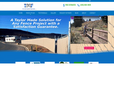 taylormadefencing.com snapshot