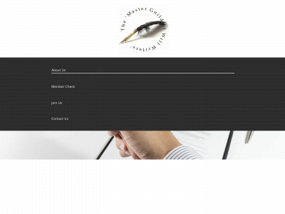 themasterguildofwillwriters.co.uk snapshot