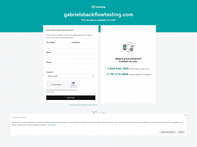 gabrielsbackflowtesting.com snapshot