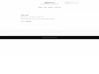 highlandsoasis.com snapshot