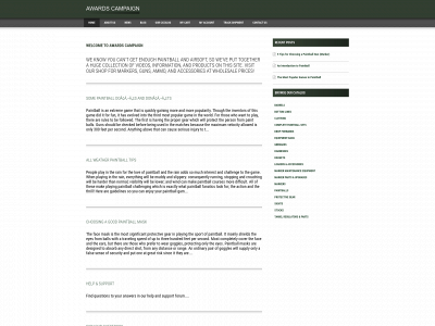 awardscampaign.com snapshot