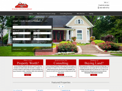 land2home.com snapshot