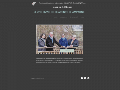 uneenviedecharentechampagne.fr snapshot