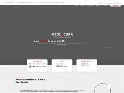 medicurahealthcare.co.za snapshot
