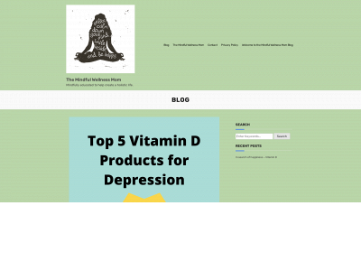 themindfulwellnessmom.blog snapshot
