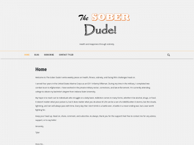 thesoberdude.com snapshot