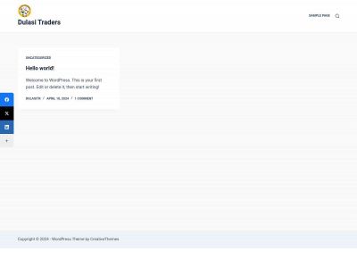 dulasitraders.com snapshot