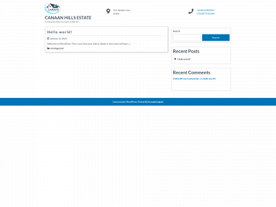 canaanhillsestatesnigeria.com snapshot