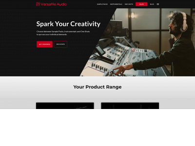 versatile-audio.com snapshot