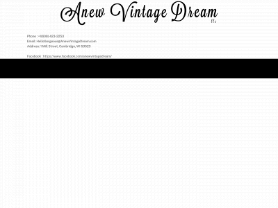 anewvintagedream.com snapshot