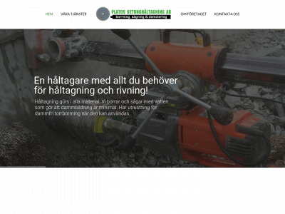 platosbetonghaltagning.se snapshot
