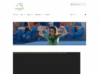 greenervegan.com snapshot