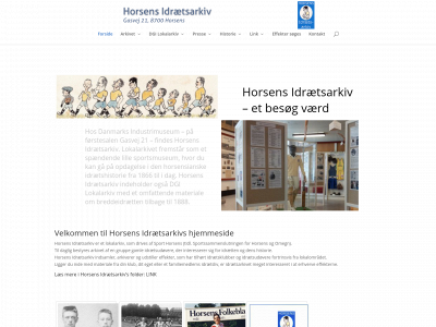 horsensidraetsarkiv.dk snapshot