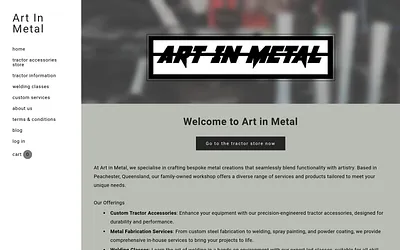 artinmetal.com.au snapshot