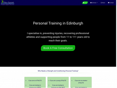 titosport.co.uk snapshot
