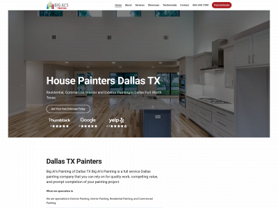 bigalspainting.com snapshot