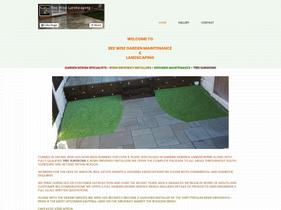 beewisegardening.co.uk snapshot