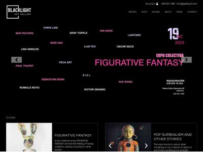 blacklightartgallery.com snapshot