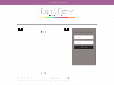 ralphandfeather.com snapshot