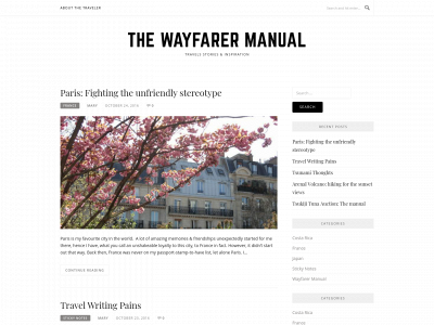 thewayfarermanual.com snapshot