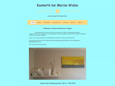 kosmetik-bei-marina-wiebe.de snapshot
