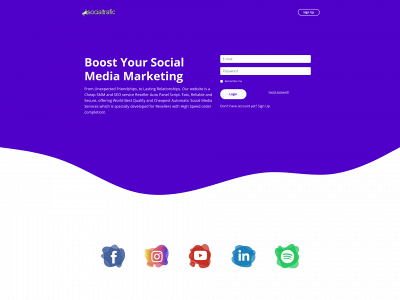 socialtrafic.com snapshot