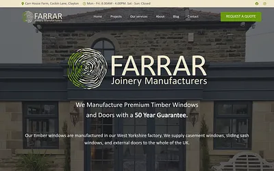 farrarjoinery.co.uk snapshot