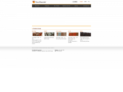petromaterials.com snapshot