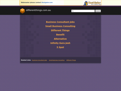 differentthings.com.au snapshot
