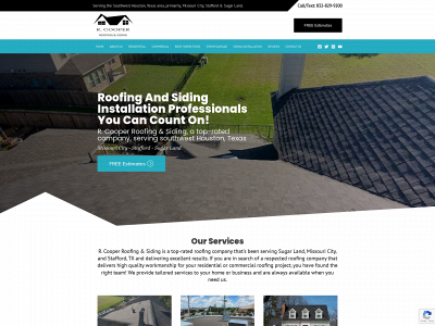 rcooperroofing.com snapshot