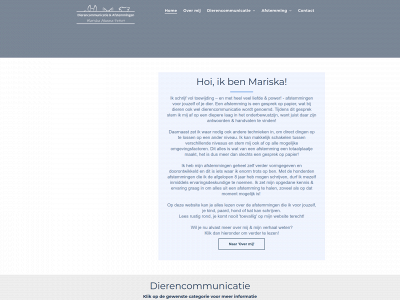 dierencommunicatie-mariska.nl snapshot