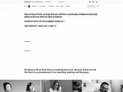 gracepointefc.org snapshot