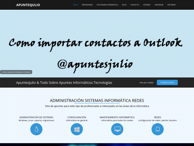 apuntesjulio.com snapshot