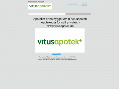aassidenapotek.no snapshot