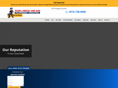 marklindsayplumbing.com snapshot