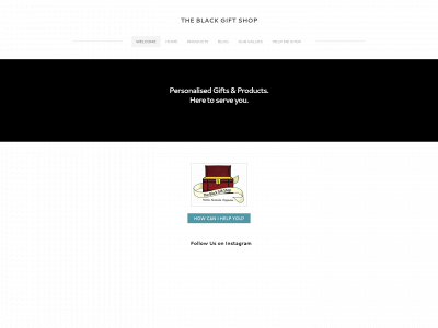 www.theblackgiftshop.com snapshot