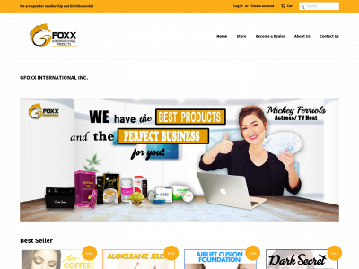 gfoxxinternationalproducts.com snapshot