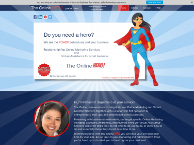 theonlinehero.com snapshot
