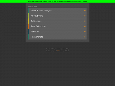 javedcollection.com snapshot