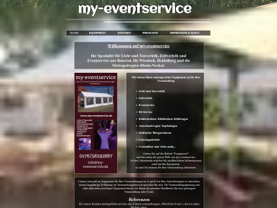 my-eventservice.de snapshot