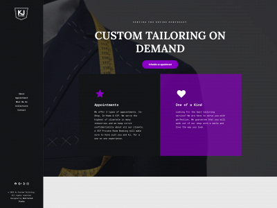 kjcustomtailoring.com snapshot