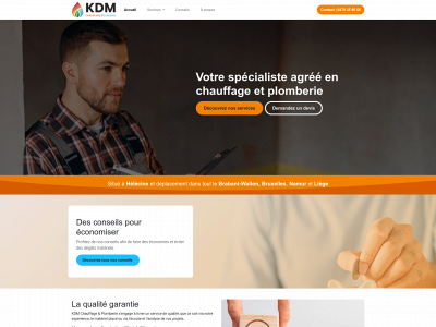kdmchauffage.be snapshot