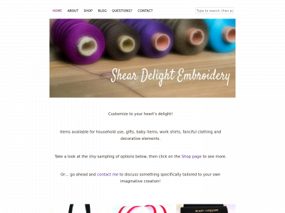 sheardelightembroidery.com snapshot