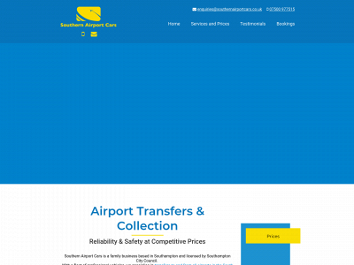 southernairportcars.co.uk snapshot